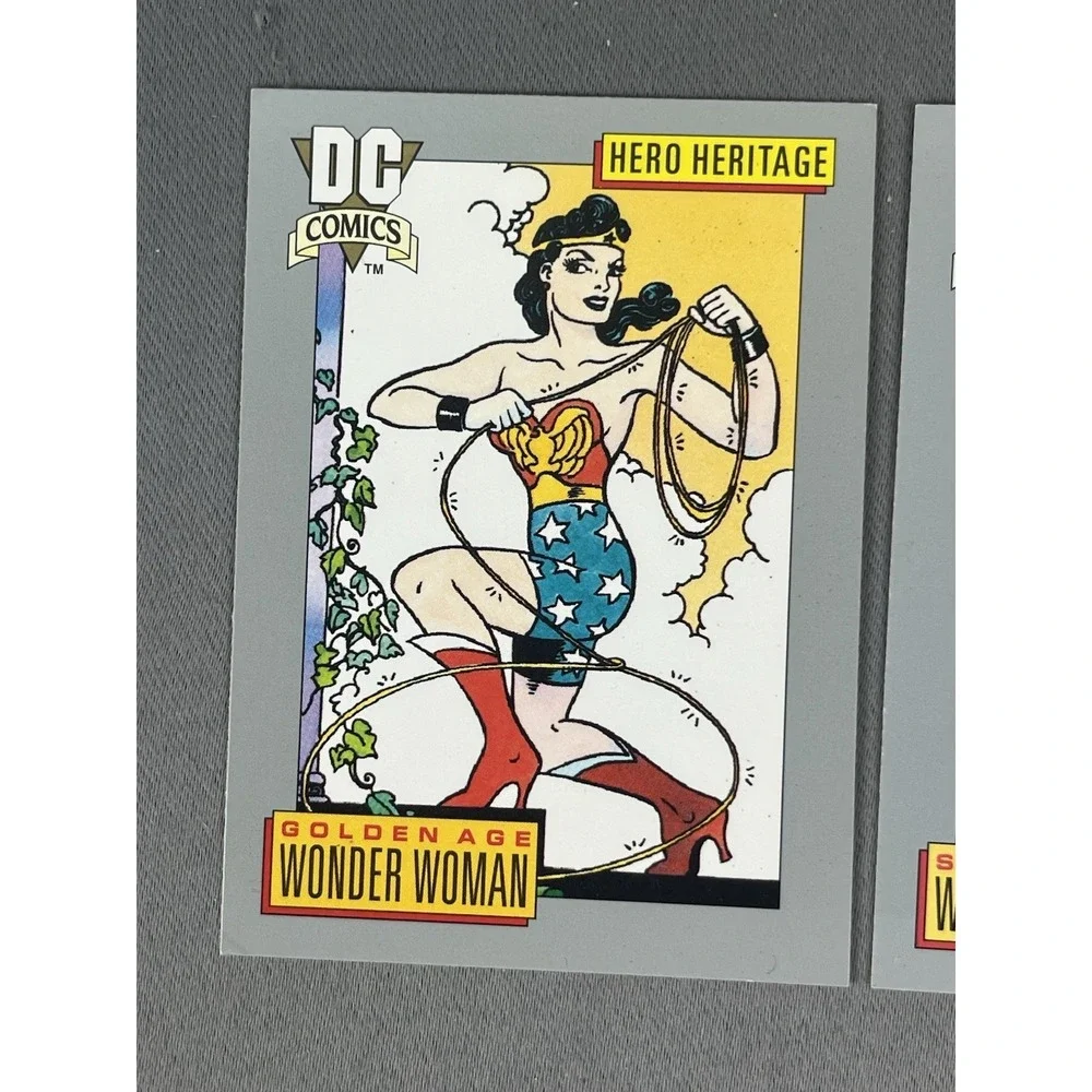 1991 DC Comic Cards WONDER WOMAN Hero Heritage Set Of 3